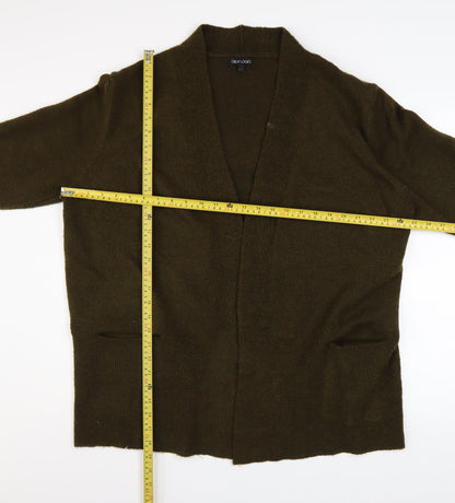 Womens UK Size XL Great Looks Brown Cardigan Jumper