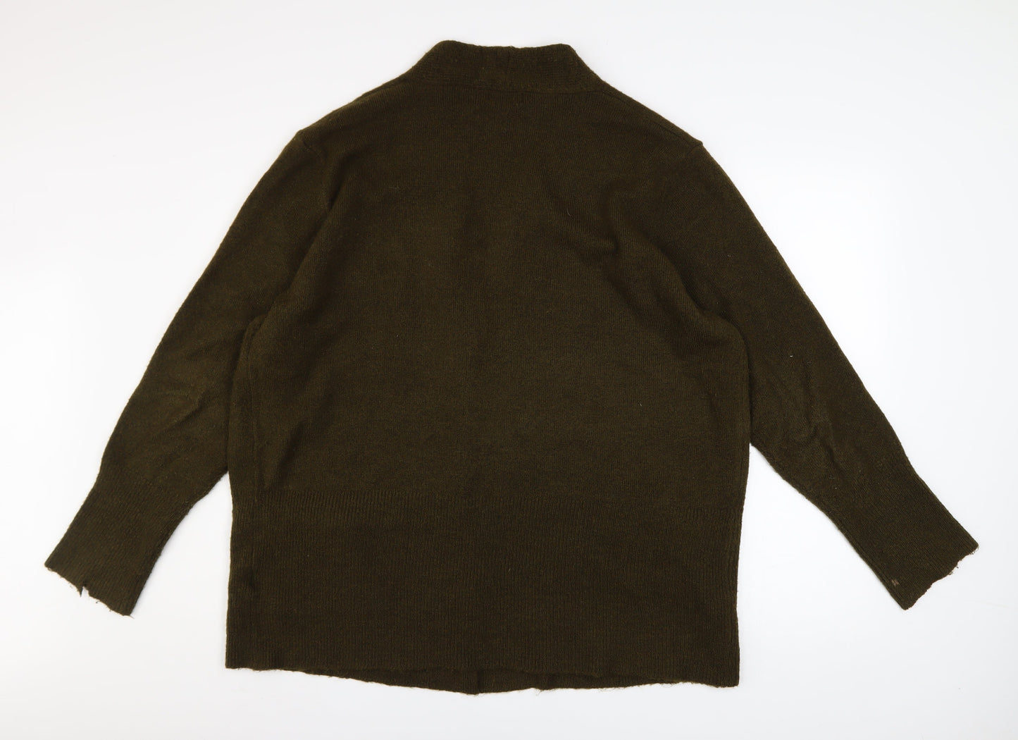 Womens UK Size XL Great Looks Brown Cardigan Jumper