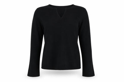 Dorothy Perkins Women's Black V-Neck Knit Jumper Size 14