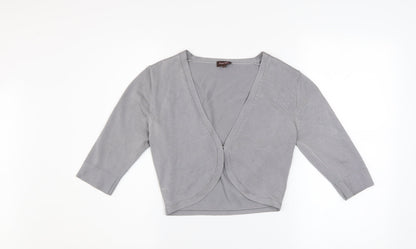 Womens UK Size 8 Phase Eight Grey Cardigan Jumper