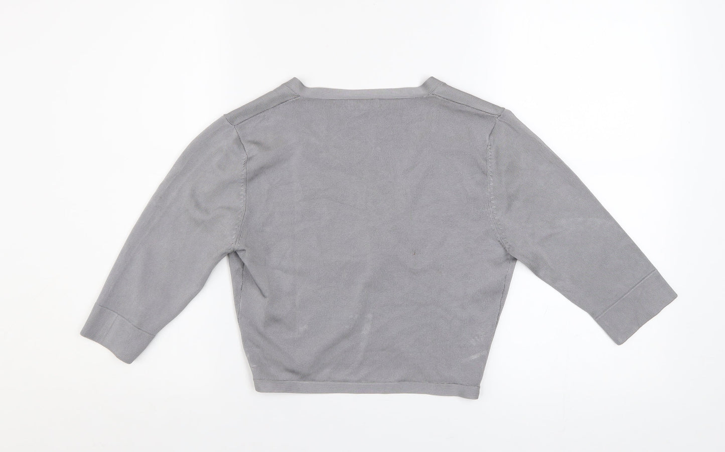 Womens UK Size 8 Phase Eight Grey Cardigan Jumper