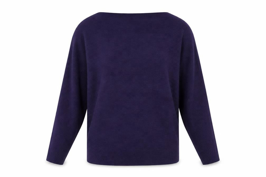 Womens UK Size 10 Apricot Purple Pullover Jumper