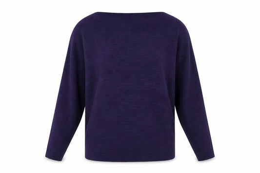 Womens UK Size 10 Apricot Purple Pullover Jumper