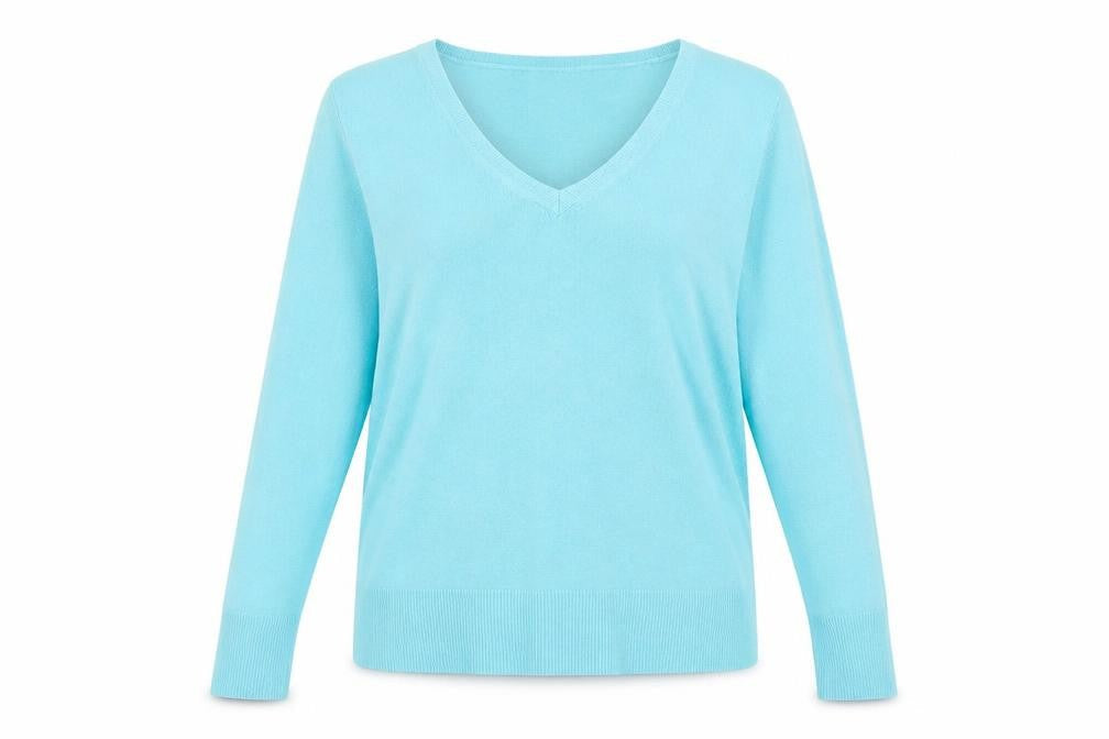 Womens UK Size 12 BHS Blue Pullover Jumper