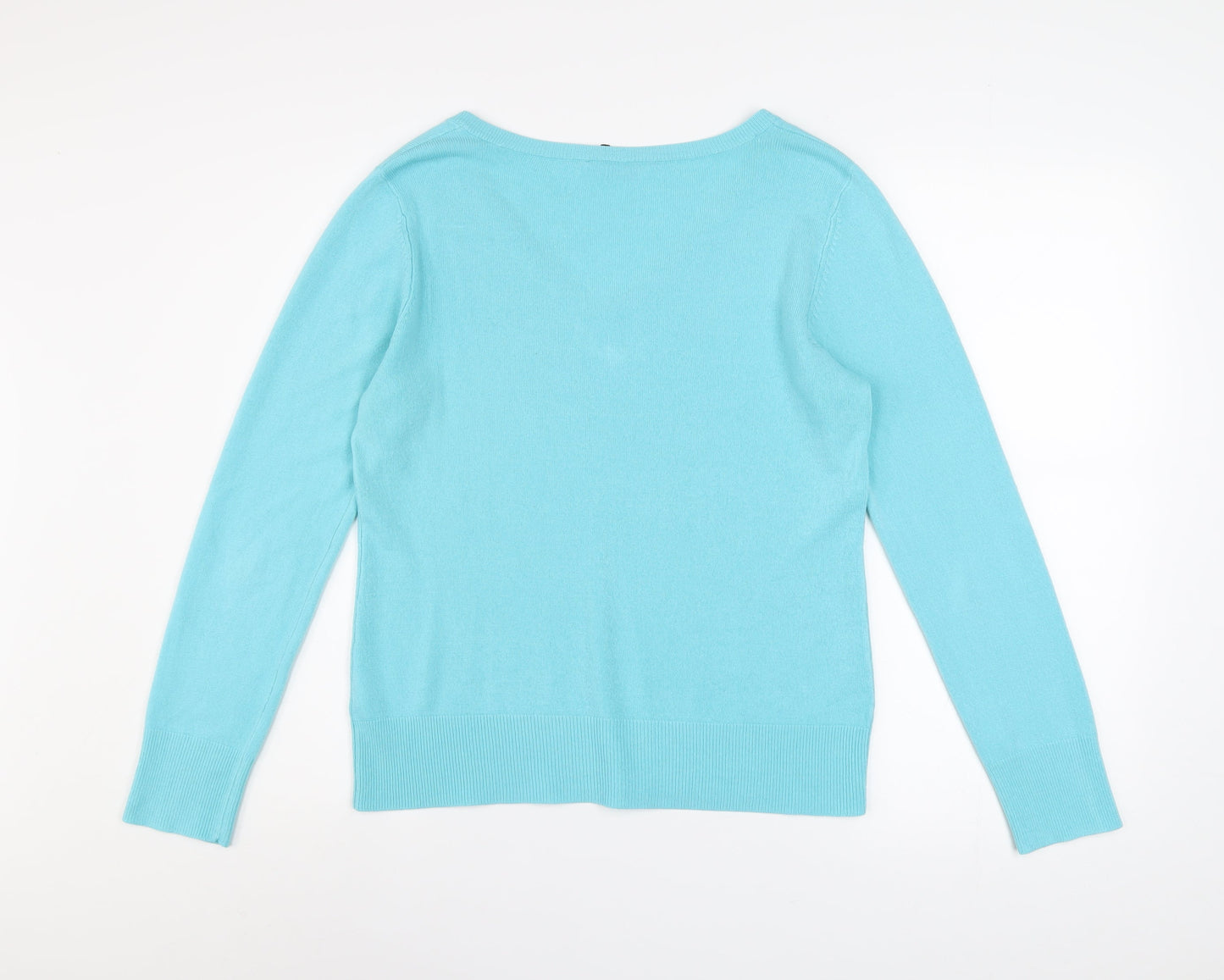 Womens UK Size 12 BHS Blue Pullover Jumper