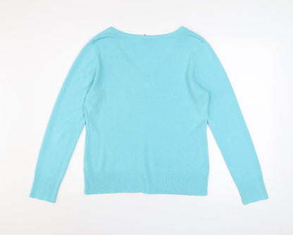 Womens UK Size 12 BHS Blue Pullover Jumper