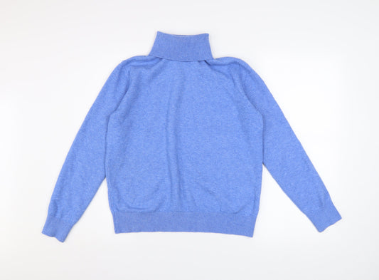 Womens UK Size S Marks and Spencer Blue Pullover Jumper