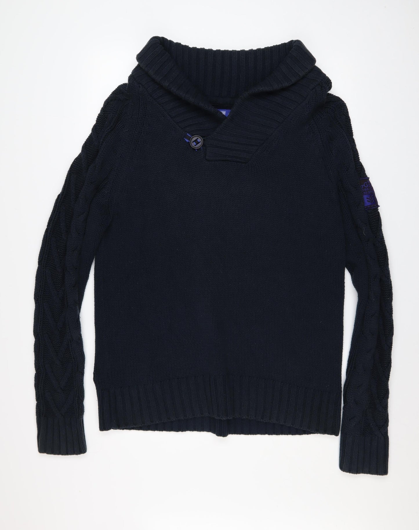Mens UK Size L Gio-Goi Blue Pullover Jumper