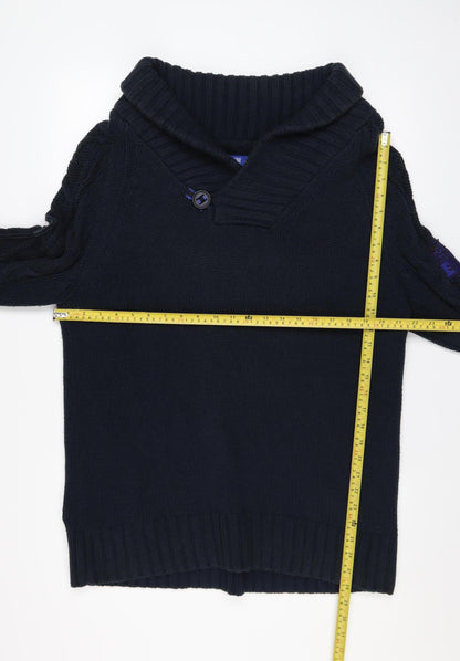 Mens UK Size L Gio-Goi Blue Pullover Jumper