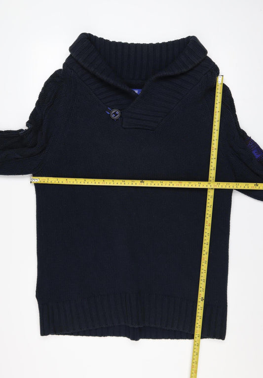 Mens UK Size L Gio-Goi Blue Pullover Jumper