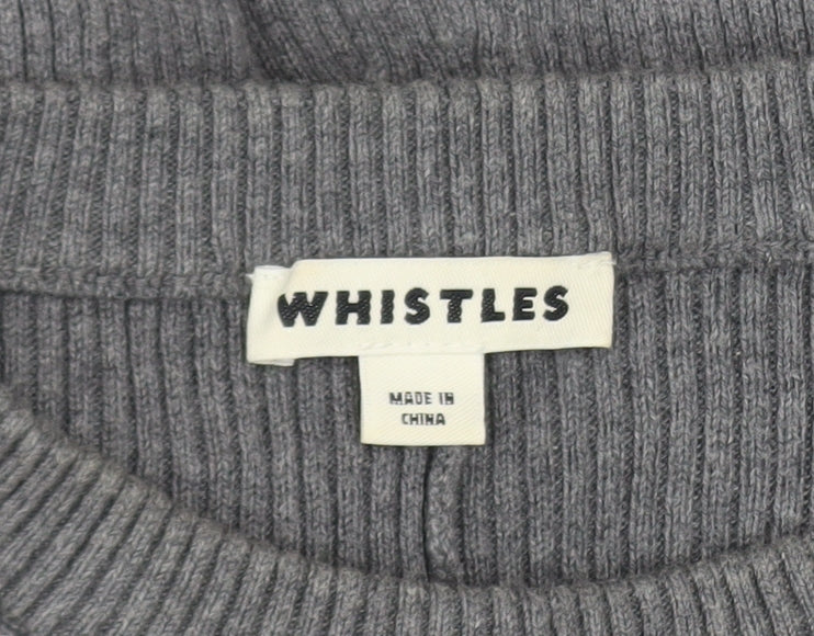Womens UK Size 12 Whistles Grey Pullover Jumper