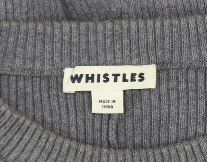 Womens UK Size 12 Whistles Grey Pullover Jumper