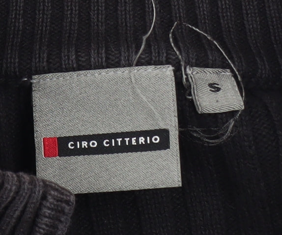 Mens UK Size S Ciro Citterio Black Casual Jacket