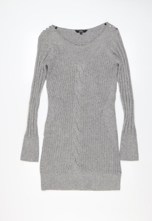 Womens UK Size 12 Star by Julien Macdonald Bodycon Dress