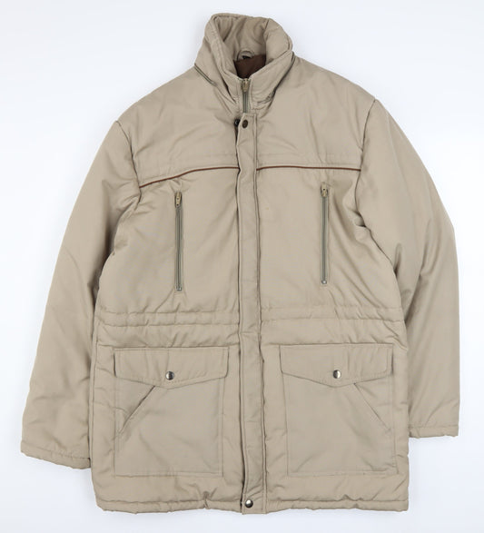 Debenhams Women’s Beige Puffer Jacket Size 12 Winter Coat