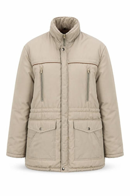 Debenhams Women’s Beige Puffer Jacket Size 12 Winter Coat