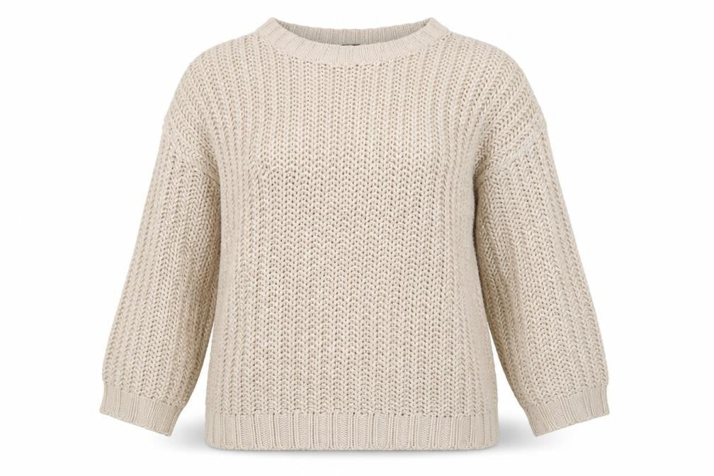 Womens UK Size L H&M Beige Pullover Jumper