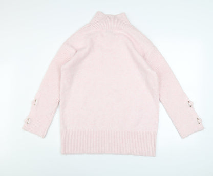 Womens UK Size XS River Island Pink Pullover Jumper