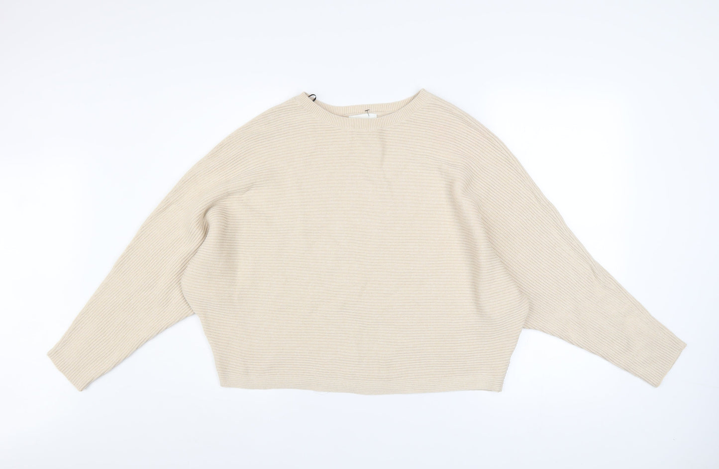 Womens UK Size S H&M Beige Pullover Jumper