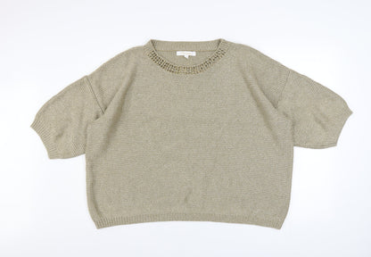 Womens UK Size 32/34 Changes By Together Grey Pullover Jumper