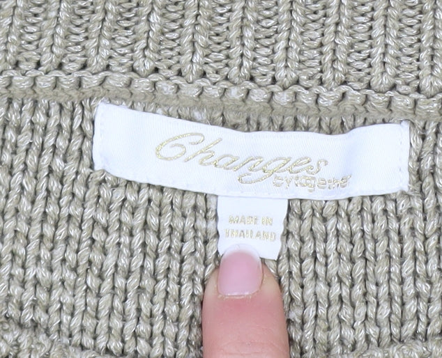 Womens UK Size 32/34 Changes By Together Grey Pullover Jumper