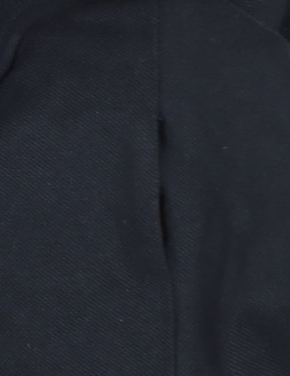Brave Soul Men's Black Long Sleeve Cotton Polo Shirt Size L
