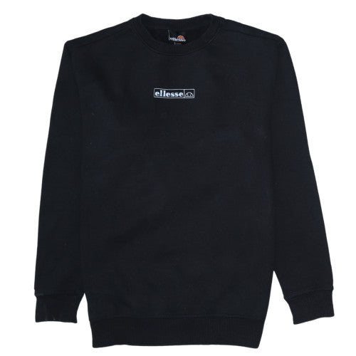 Mens UK Size M ellesse Black Pullover Sweatshirt