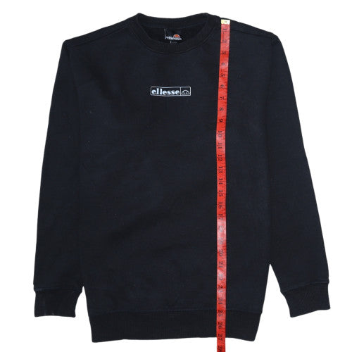 Mens UK Size M ellesse Black Pullover Sweatshirt