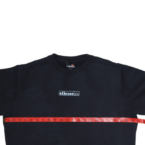 Mens UK Size M ellesse Black Pullover Sweatshirt