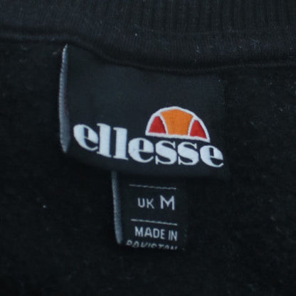 Mens UK Size M ellesse Black Pullover Sweatshirt