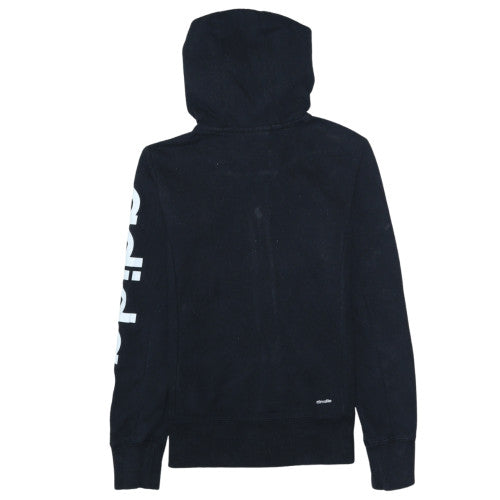 Womens UK Size XS adidas Black Full Zip Hoodie