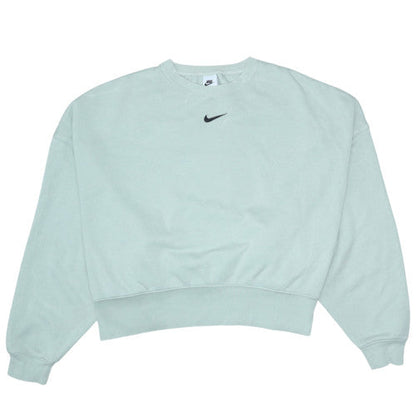 Womens UK Size L Nike Green Pullover Sweatshirt