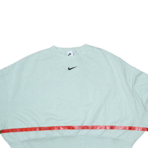 Womens UK Size L Nike Green Pullover Sweatshirt