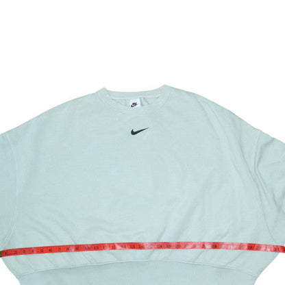 Womens UK Size L Nike Green Pullover Sweatshirt