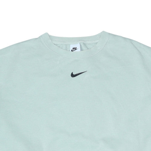 Womens UK Size L Nike Green Pullover Sweatshirt