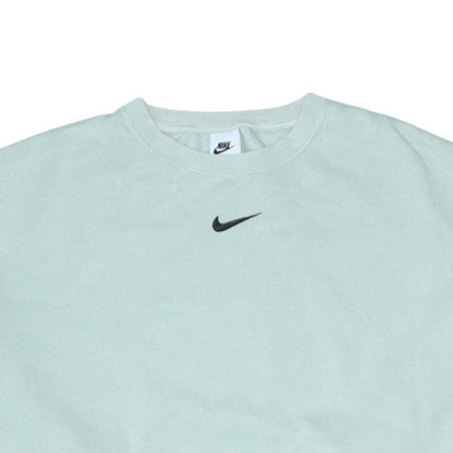 Womens UK Size L Nike Green Pullover Sweatshirt