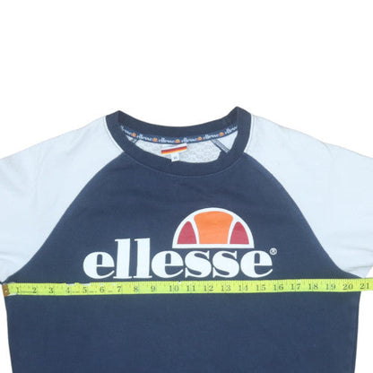 Mens UK Size XS ellesse Blue Pullover Sweatshirt