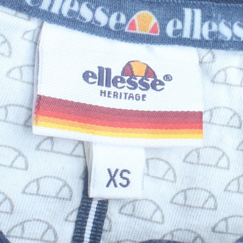 Mens UK Size XS ellesse Blue Pullover Sweatshirt