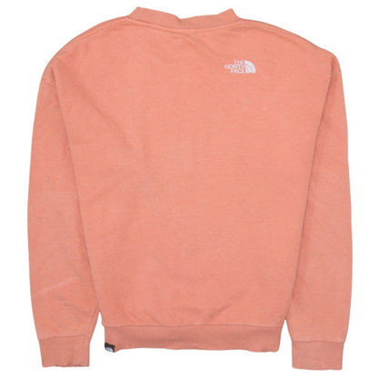 Womens UK Size M The North Face Orange Pullover Sweatshirt