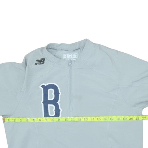 Mens UK Size M New Balance Grey Baseball Running & Jogging Training Jacket