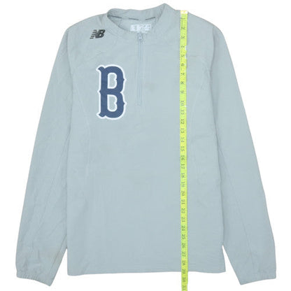 Mens UK Size M New Balance Grey Baseball Running & Jogging Training Jacket