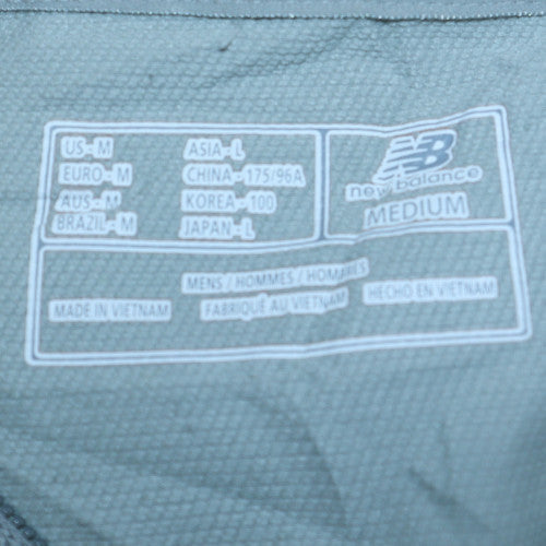 Mens UK Size M New Balance Grey Baseball Running & Jogging Training Jacket