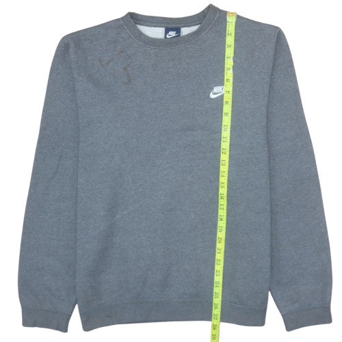 Mens UK Size L Nike Grey Pullover Sweatshirt