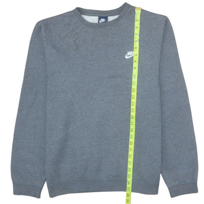 Mens UK Size L Nike Grey Pullover Sweatshirt