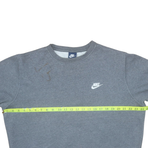 Mens UK Size L Nike Grey Pullover Sweatshirt