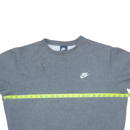 Mens UK Size L Nike Grey Pullover Sweatshirt