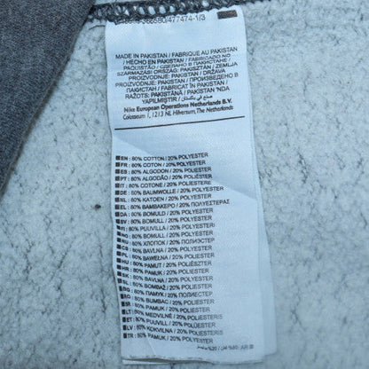 Mens UK Size L Nike Grey Pullover Sweatshirt