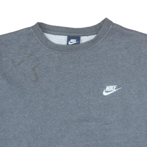 Mens UK Size L Nike Grey Pullover Sweatshirt