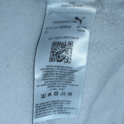 Mens UK Size S PUMA White Pullover Sweatshirt