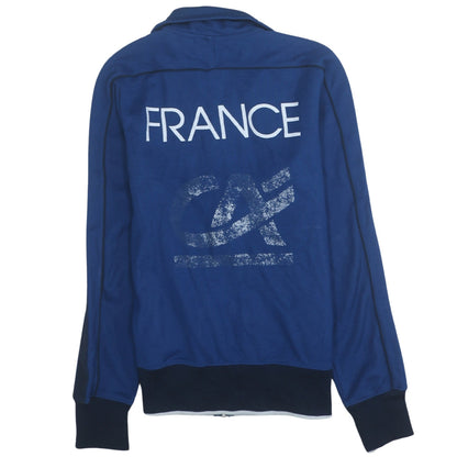 Nike Men's Blue France FFF Track Jacket Size M Athletic Fit